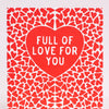 sentimental anniversary card for partner, simple Valentine's Day card, Valentine for him, anniversary card for her