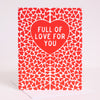 sentimental anniversary card for partner, simple Valentine's Day card, Valentine for him, anniversary card for her
