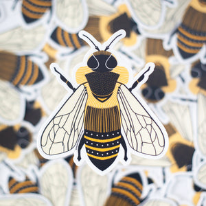 honey bee sticker made from vinyl