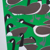 Canada goose art print, birds art print, rectangle art for gallery wall, flock of geese art
