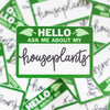 funny houseplant sticker