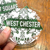West Chester Christmas ornament, West Chester holiday ornament, woodland Christmas ornament, West Chester University gift