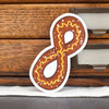inifinite Philadelphia pretzel sticker