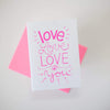 love card, valentine card, anniversary card
