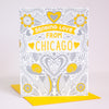 love from chicago greeting card