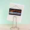 anniversary congratulations card, simple anniversary card, card for wedding anniversary