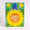 floral Mother's Day card, card for mom who loves birds, sunflower field Mother's Day card, bird mother's day card