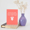 new mom card, Mother's Day card, crushing this whole "mom" thing, card for new mom