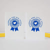 number one little spoon card, blue ribbon award, cute valentine card for little spoon snuggling