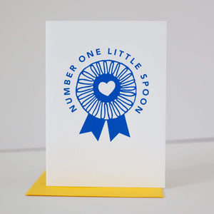 number one little spoon card by exit343design