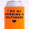 Baltimore gift idea, local craft beer koozie, drink local can coolie, Baltimore craft beer, Baltimore koozie