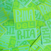 Philadelphia sticker, original Philadelphia souvenir, green Philly sticker, Philadelphia pride