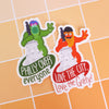 Phillie Phanatic vinyl sticker, King Kong Phanatic funny Philadelphia sticker, Philly Kong