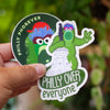 Phillie Phanatic vinyl sticker, King Kong Phanatic funny Philadelphia sticker, Philly Kong