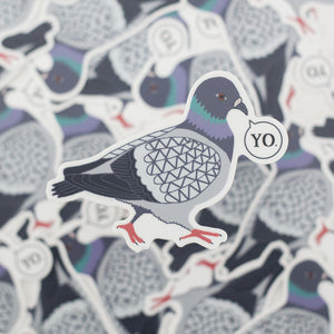 philly pigeon sticker