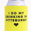 Pittsburgh gift idea, local craft beer koozie, drink local can coolie, Pittsburgh craft beer, Pittsburgh koozie