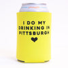 Pittsburgh gift idea, local craft beer koozie, drink local can coolie, Pittsburgh craft beer, Pittsburgh koozie