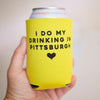 Pittsburgh gift idea, local craft beer koozie, drink local can coolie, Pittsburgh craft beer, Pittsburgh koozie