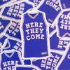 Philadelphia Sixers sticker, Philly basketball sticker, 76ers fan art, Here they come philadelphia sticker