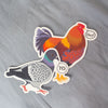 talking birds stickers