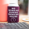 funny drink coolie, work from home decor, gift for coworker, home office drinkware