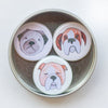 wrinkly dogs magnet set by exit343design